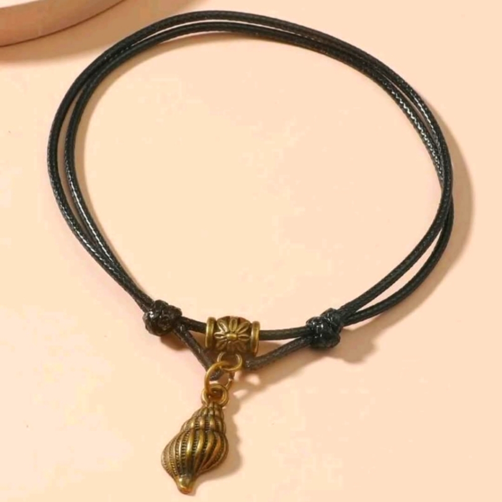 Conch Charm Anklet